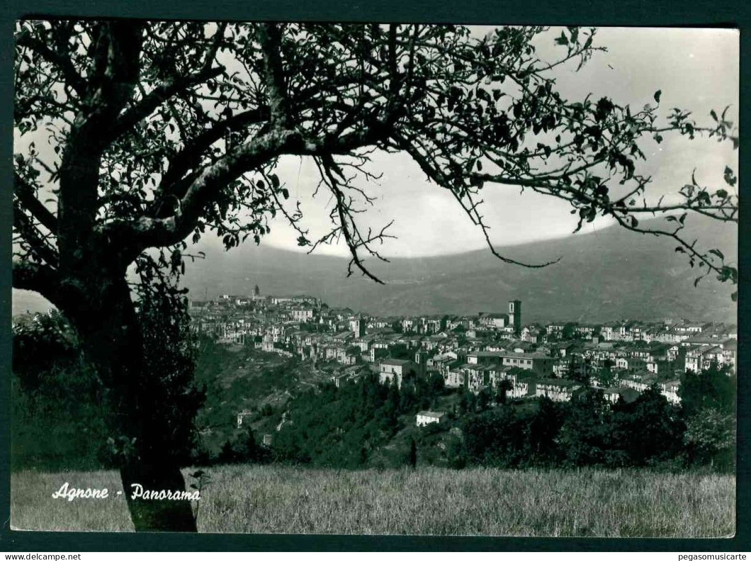 VT034 - AGNONE PANORAMA - ISERNIA - 1950 CIRCA - Otros & Sin Clasificación