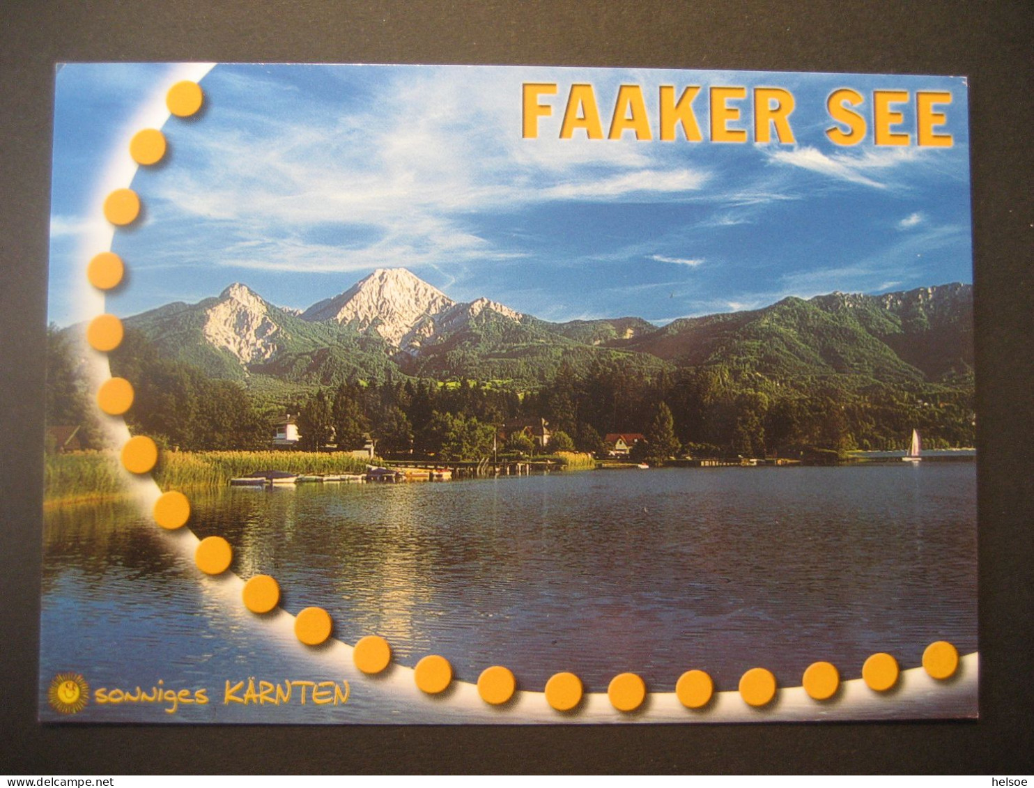 Österreich- Ansichtskarte Faakersee, Kärnten, Verlag: ARD - Faakersee-Orte