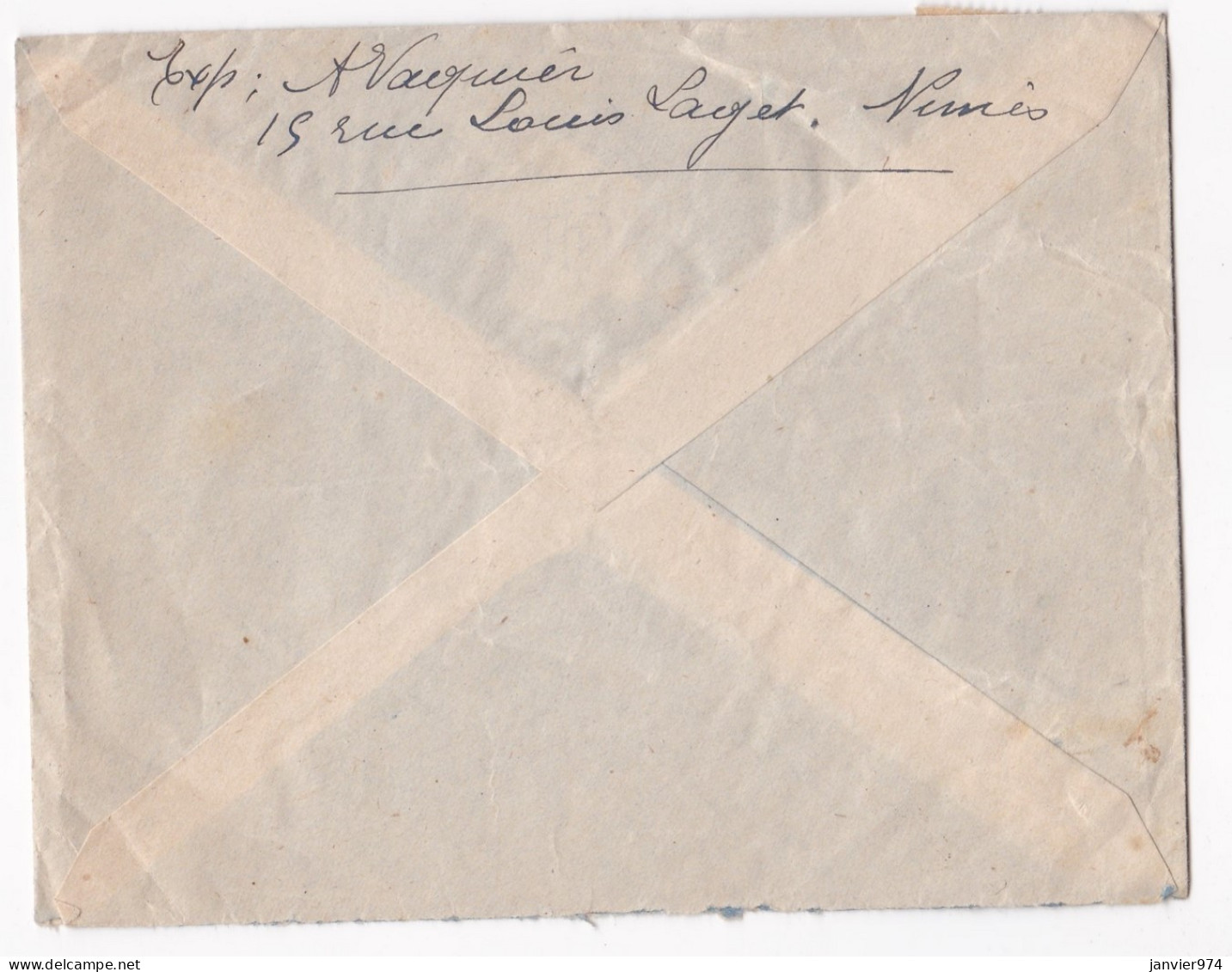 Enveloppe 1949 De Nimes Gard Pour Mme L. Maurin à Sete Hérault - Briefe U. Dokumente