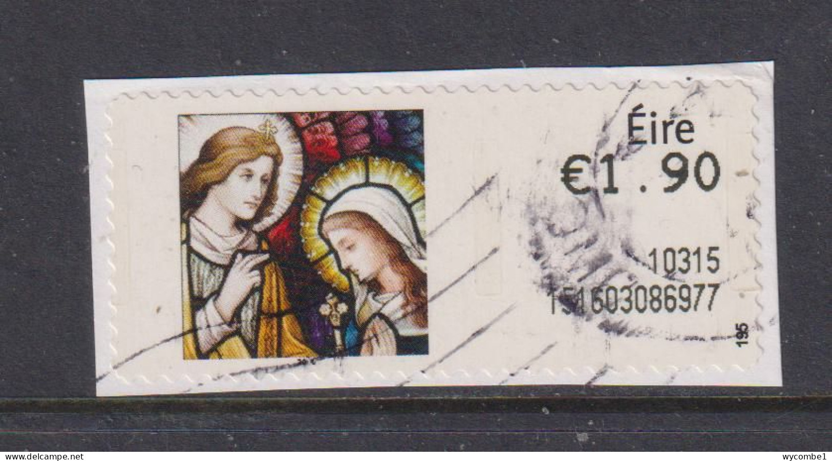 IRELAND  -  2010 Christmas SOAR (Stamp On A Roll)  Used On Piece As Scan - Used Stamps