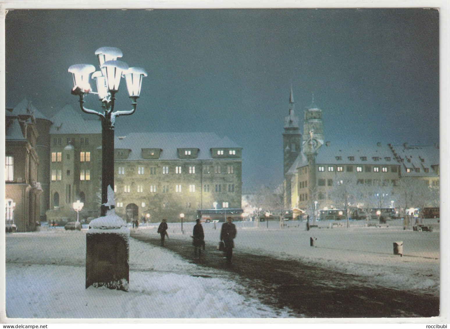 Stuttgart, Winterlicher Schloßplatz, Baden-Württemberg - Stuttgart