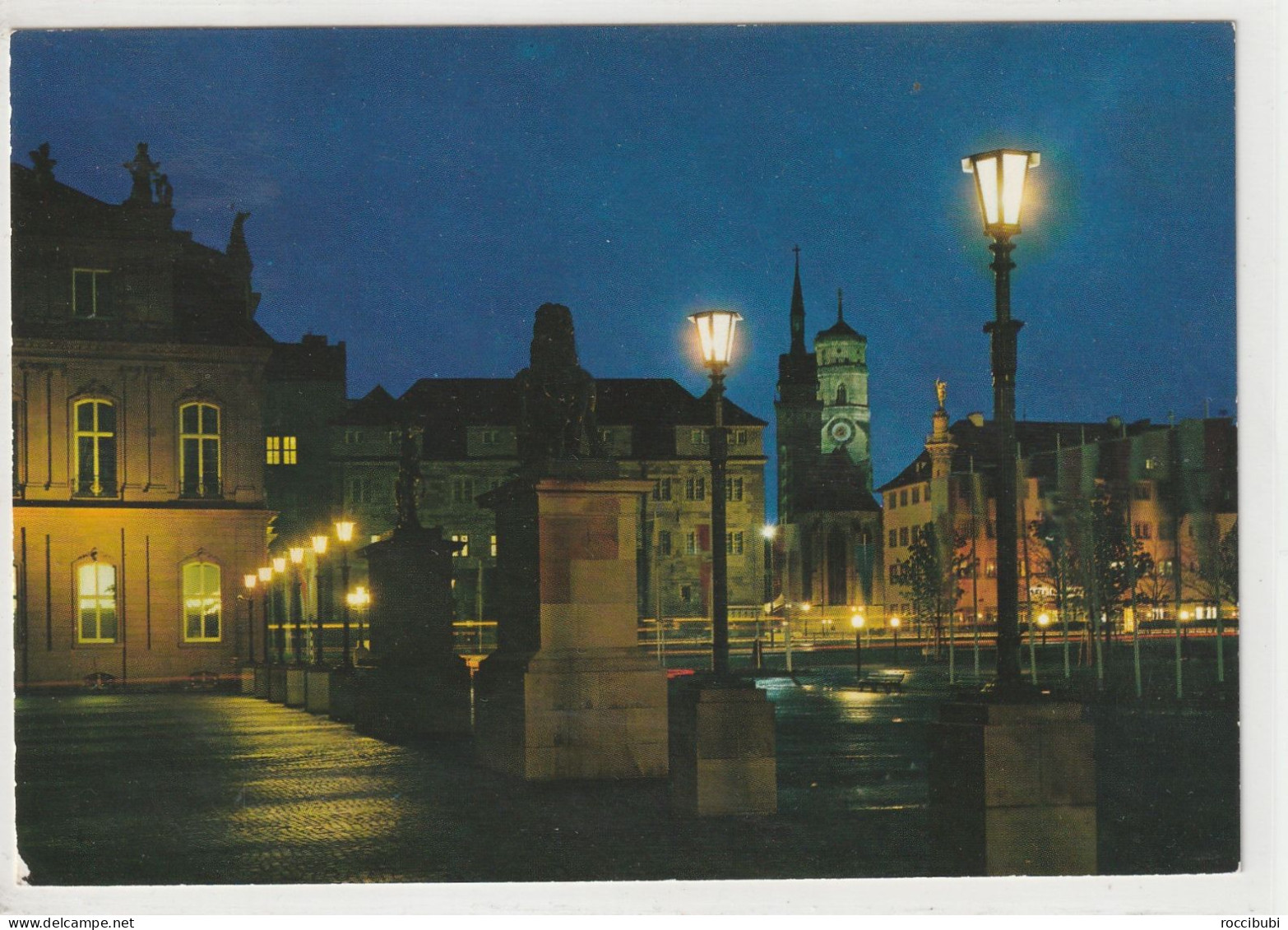 Stuttgart, Blick Vom Schloßhof Zur Stiftskirche, Baden-Württemberg - Stuttgart