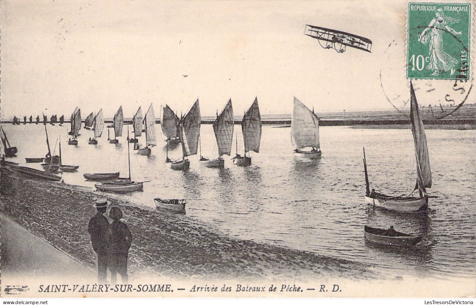 FRANCE - 80 - Saint Valéry Sur Somme - Arrivée Des Bateaux De Pêche - RD - Carte Postale Ancienne - Saint Valery Sur Somme