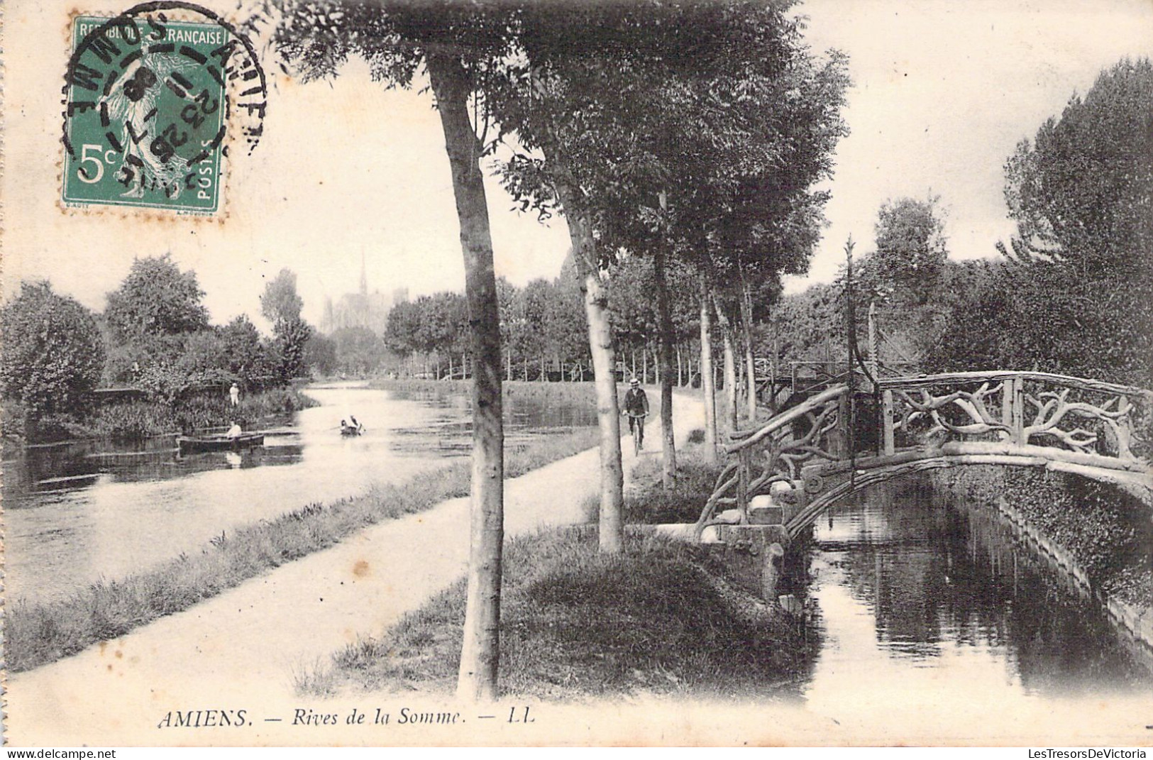 FRANCE - 80 - AMIENS - Rives De La Somme - LL - Carte Postale Ancienne - Amiens