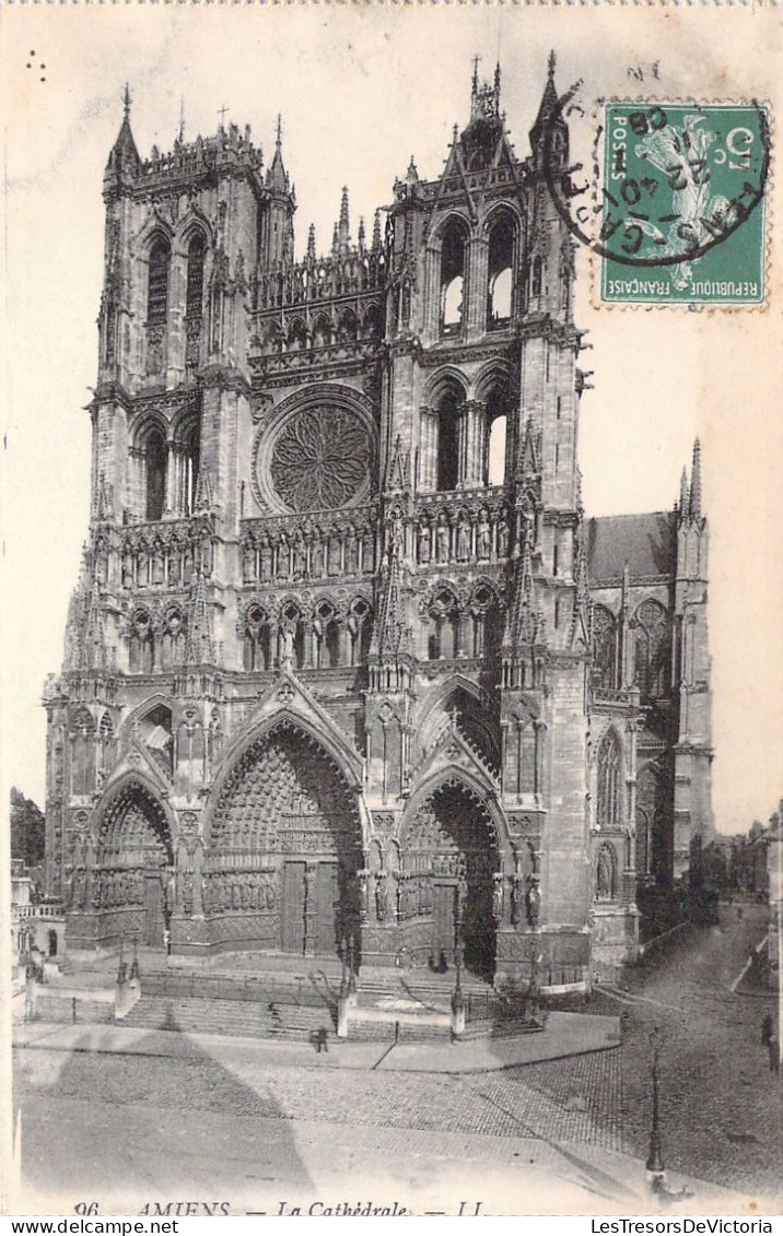 FRANCE - 80 - AMIENS - La Cathédrale - LL - Carte Postale Ancienne - Amiens