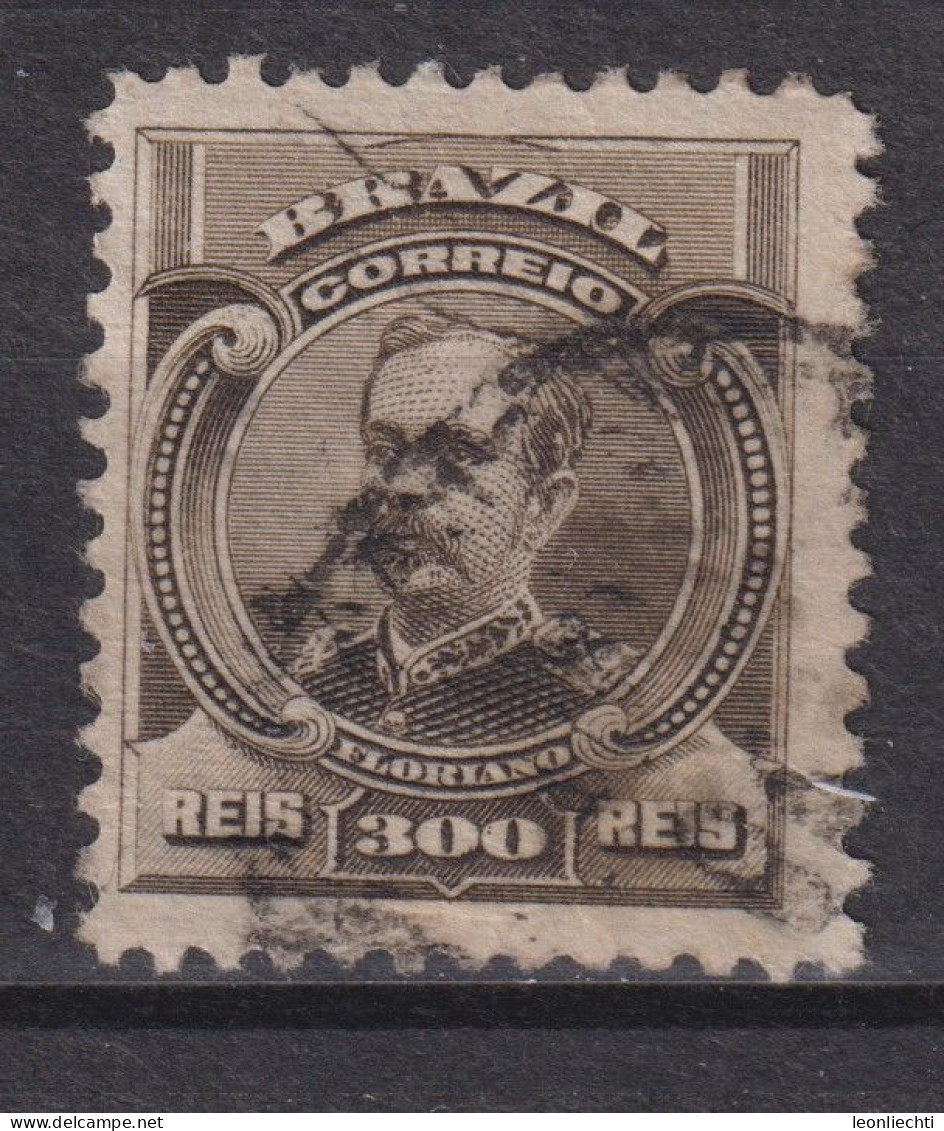 1906 Brasilien,  Mi:BR 168, Sn:BR 180, Yt:BR 133, Floriano Peixoto (1839-1895) - Gebruikt