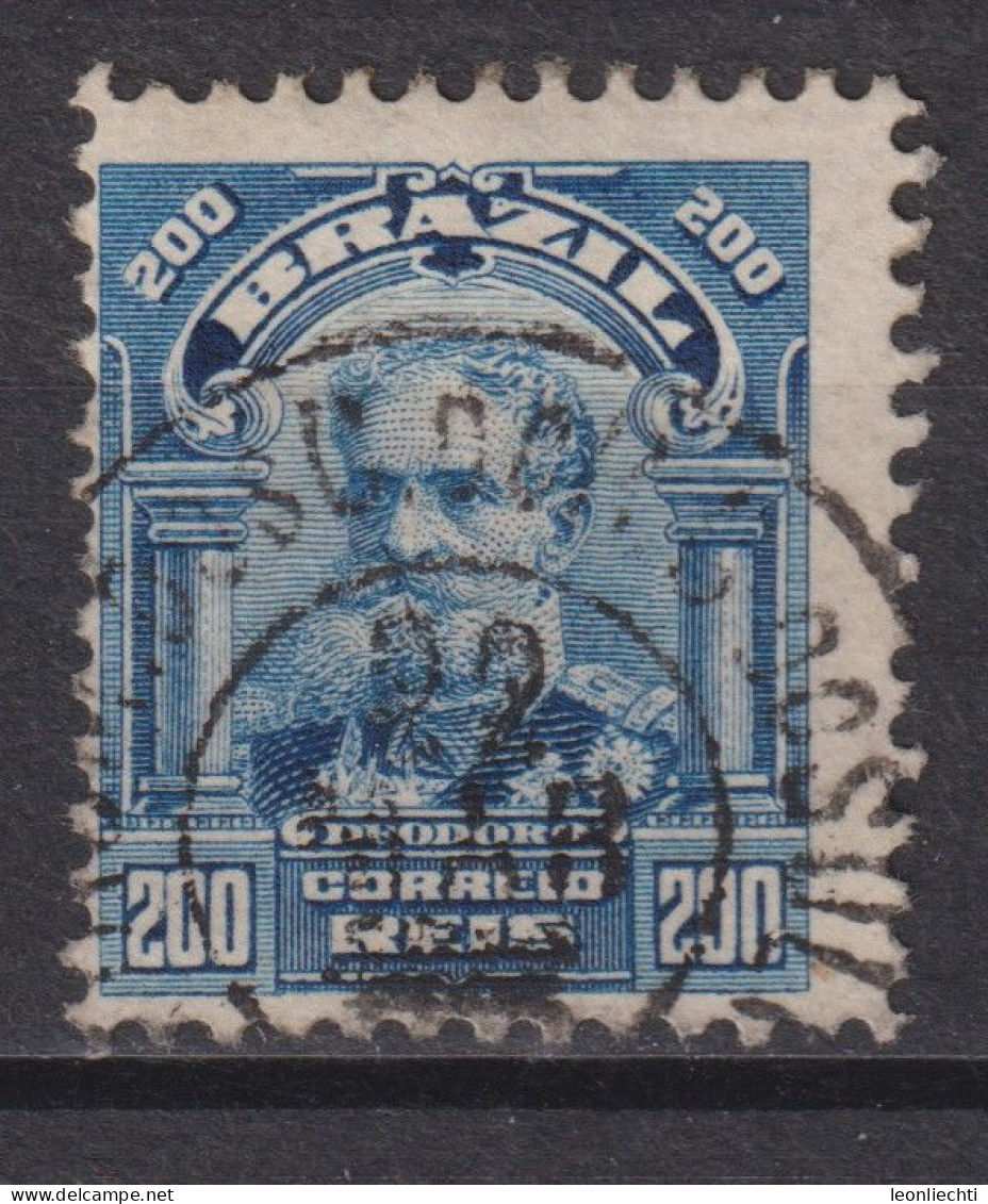 1906 Brasilien, Mi:BR 167, Sn:BR 178, Yt:BR 132, Deodoro Da Fonseca (1827-1892) - Used Stamps