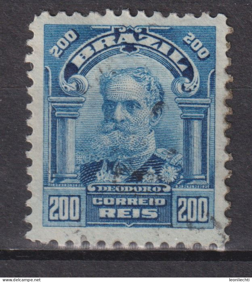 1906 Brasilien, Mi:BR 167, Sn:BR 178, Yt:BR 132, Deodoro Da Fonseca (1827-1892) - Gebruikt