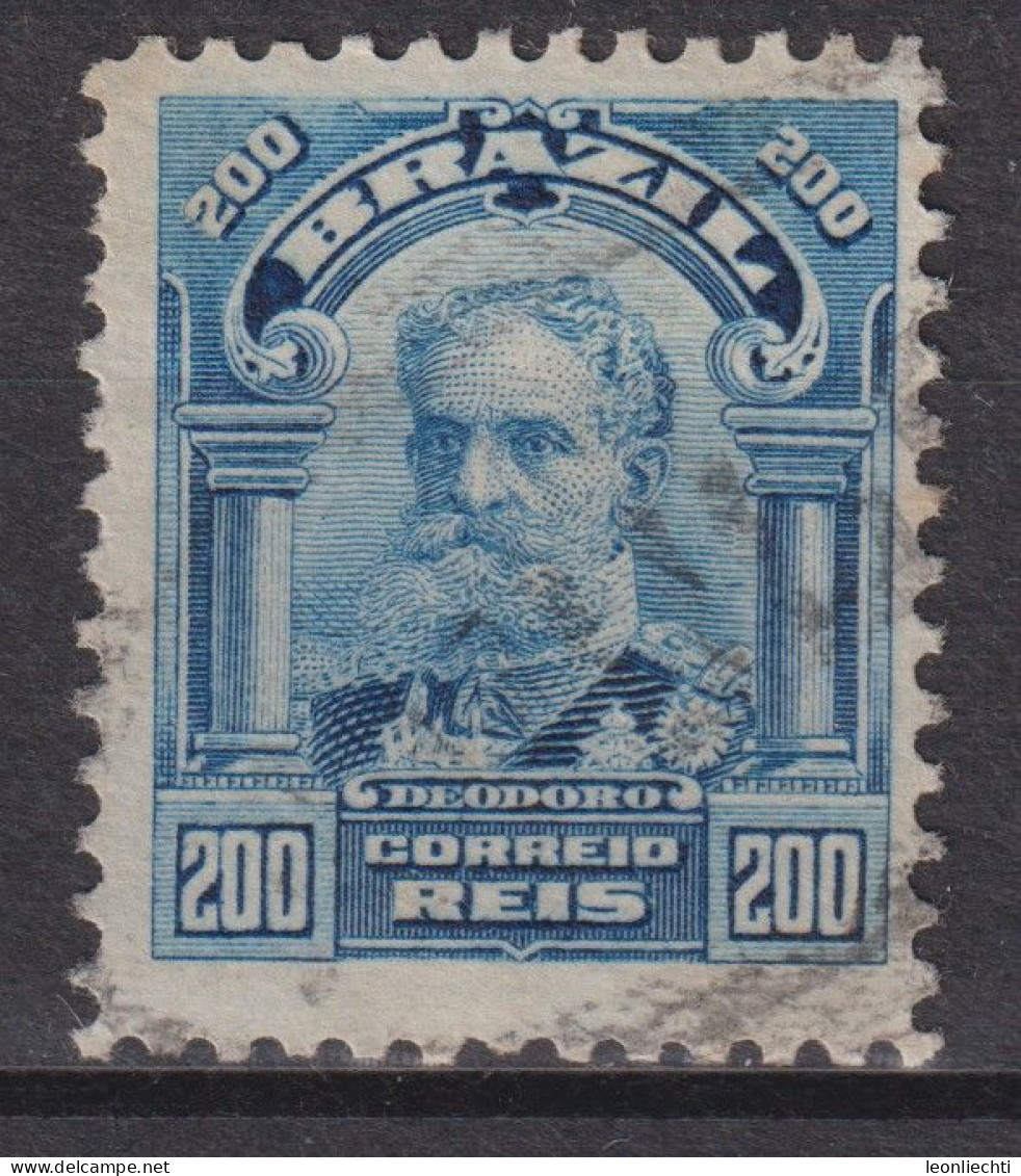 1906 Brasilien, Mi:BR 167, Sn:BR 178, Yt:BR 132, Deodoro Da Fonseca (1827-1892) - Used Stamps