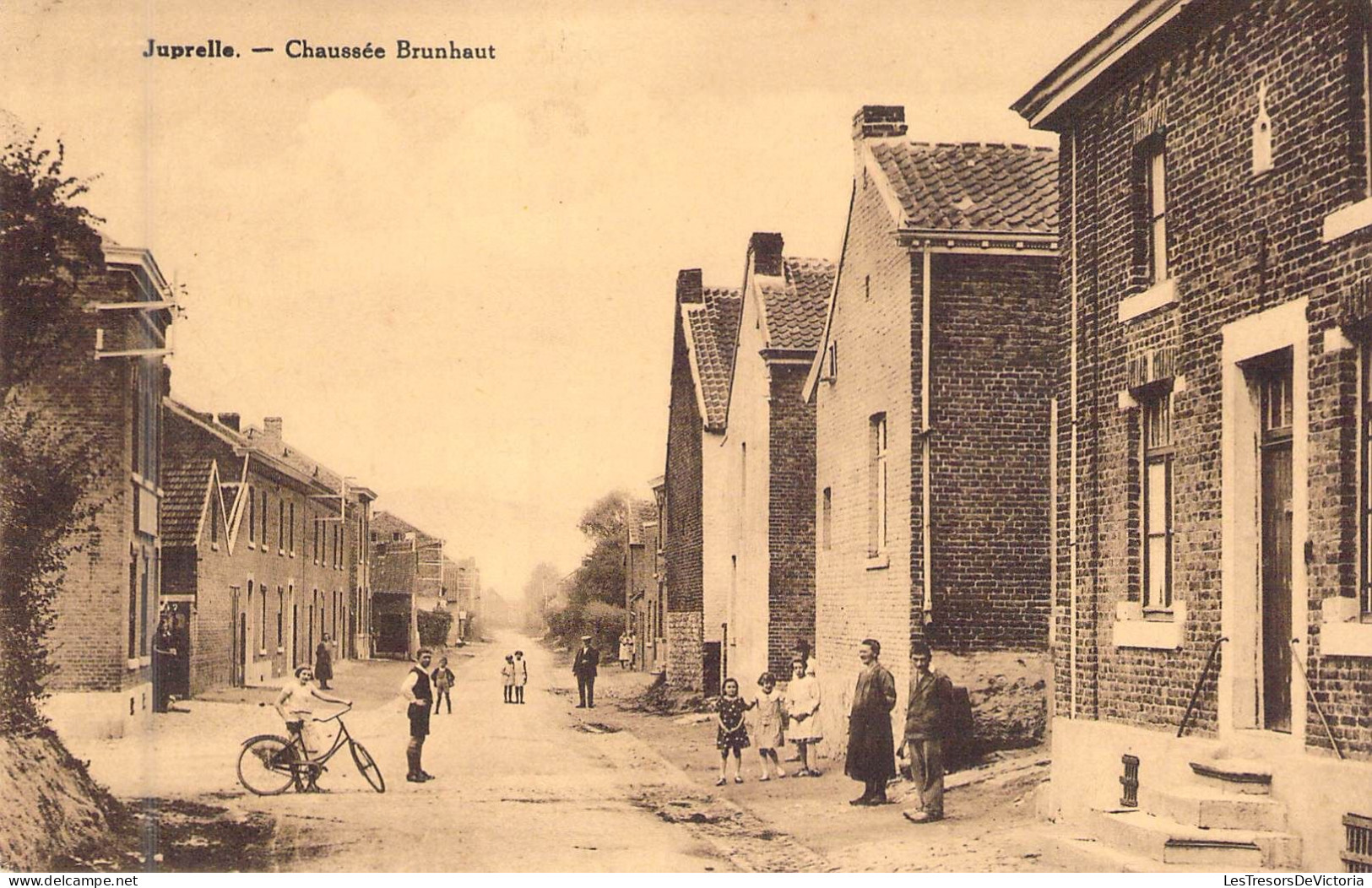 BELGIQUE - JUPRELLE - Chaussée Brunhaut - Carte Postale Ancienne - Juprelle