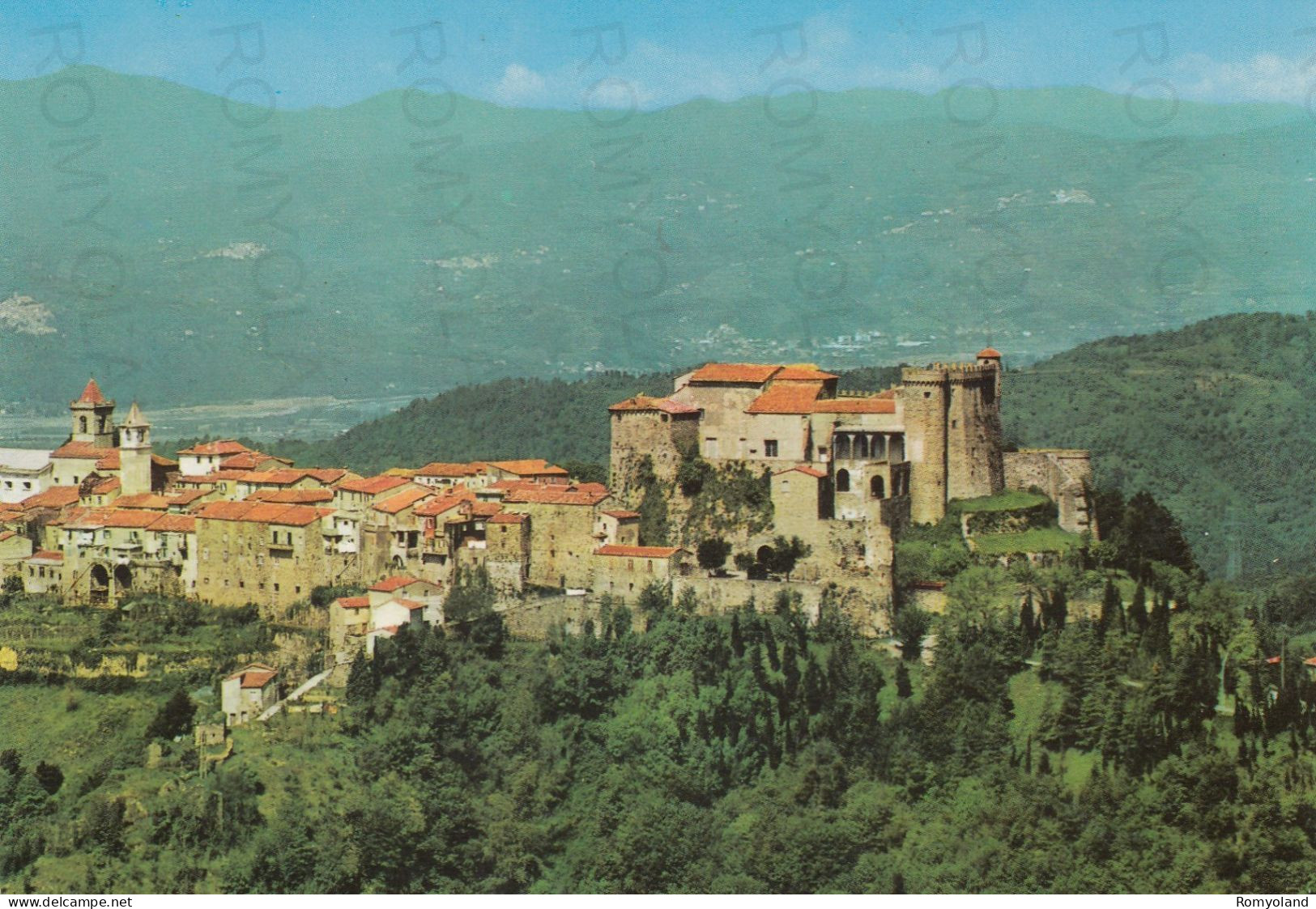 CARTOLINA  LUNIGIANA-FOSDINOVO,MASSA-CARRARA,TOSCANA-IL CASTELLO E IL BORGO-STORIA,MEMORIA,BELLA ITALIA,NON VIAGGIATA - Carrara