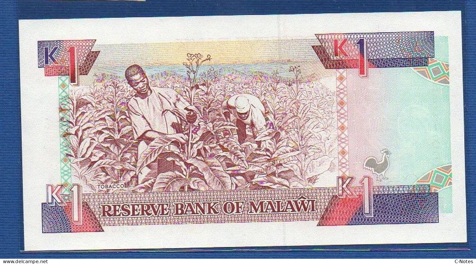 MALAWI - P.23b – 1 Kwacha 01.05.1992 UNC, S/n DB551861 - Malawi