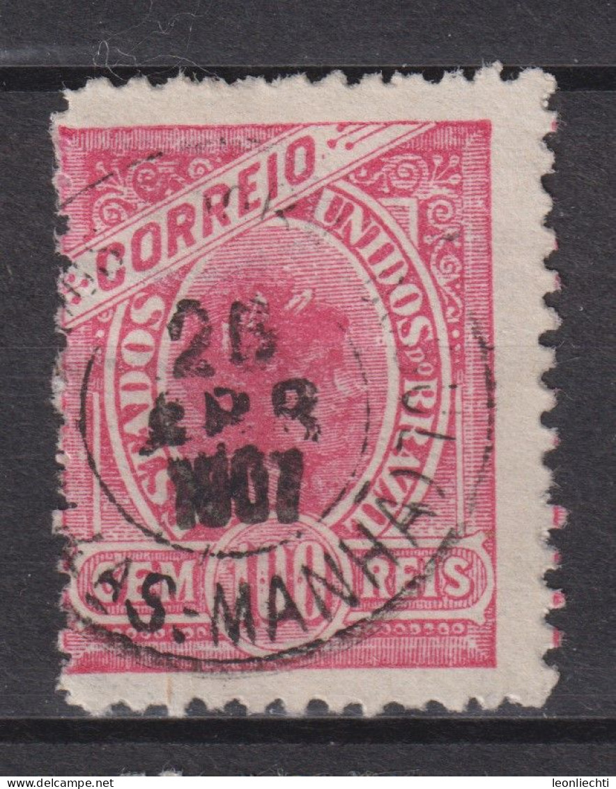 1900 Brasilien, Mi:BR 145, Sn:BR 160, RHM:BR 96, Keine Rahmenlinie Um Das Innere Oval, Republican Dawn - New Colors - Used Stamps