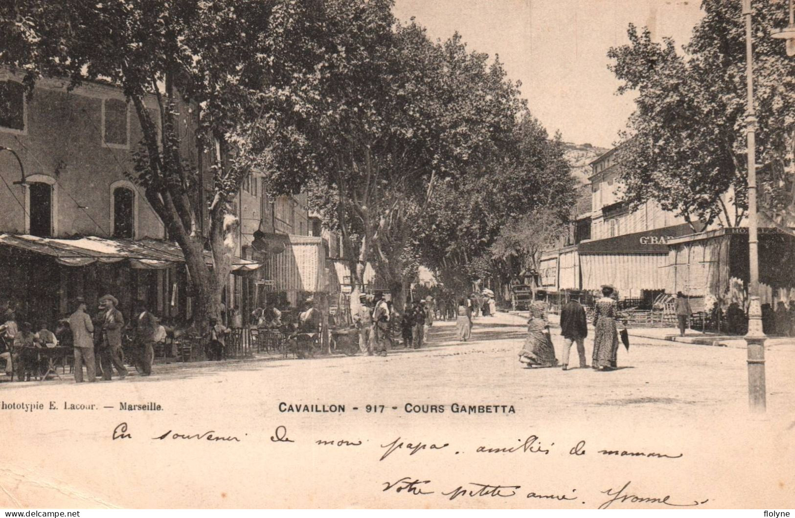 Cavaillon - Cours Gambetta - Hôtel - Grand Bazar - Cavaillon