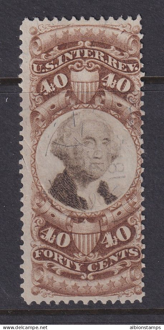 US, Scott R141, Used, Handstamp Cancel - Fiscale Zegels