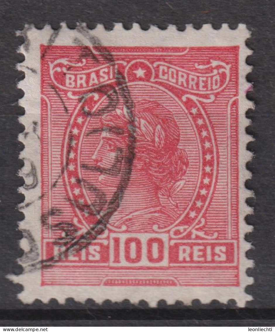 1918 Brasilien, Mi:BR 196, Sn:BR 204, Yt:BR 155(A),  Liberty Head, Allegory Of The Republic And Instructions - Used Stamps