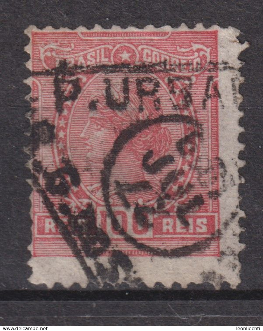 1918 Brasilien, Mi:BR 196, Sn:BR 204, Yt:BR 155(A),  Liberty Head, Allegory Of The Republic And Instructions - Usati