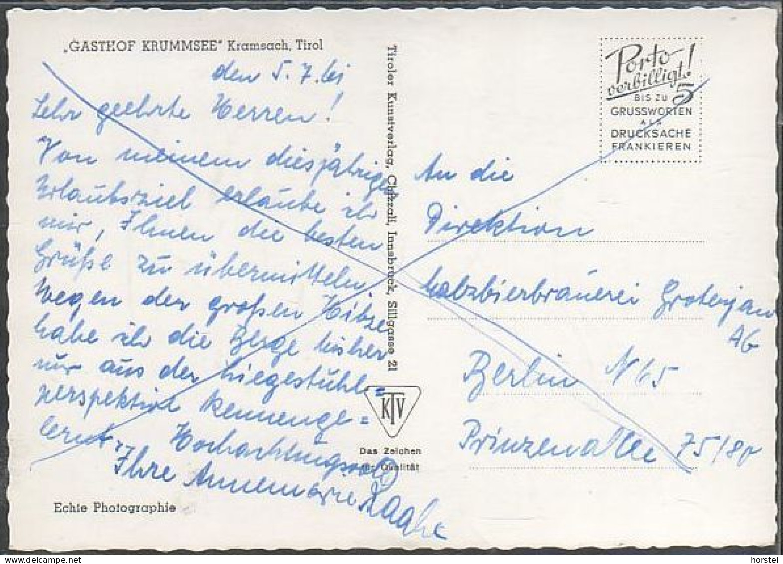 Austria - 6233 Kramsach - "Gasthof Krummsee" (60er Jahre) - Badestelle - Brixlegg