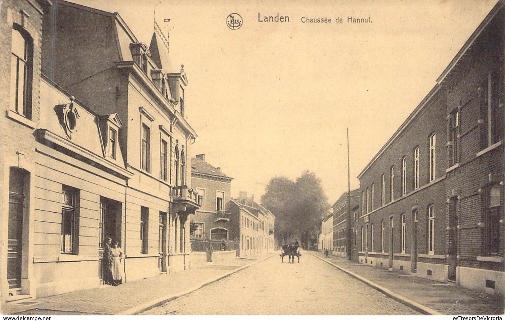 BELGIQUE - LANDEN - Chaussée De Hannut - Edition Vve Dascher - Carte Postale Ancienne - Landen