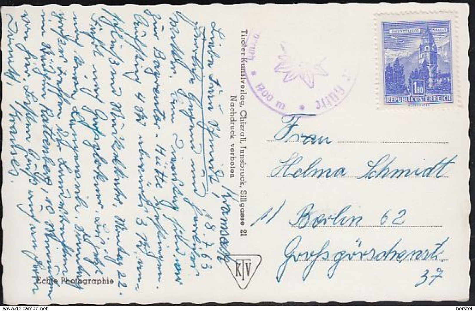 Austria - 6233 Kramsach - Bayreuter Hütte - Mit Sonnwendjoch (60er Jahre) - Nice Stamp - Rattenberg