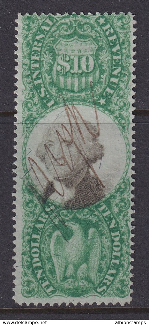 US, Scott R149, Used, Manuscript Cancel - Steuermarken