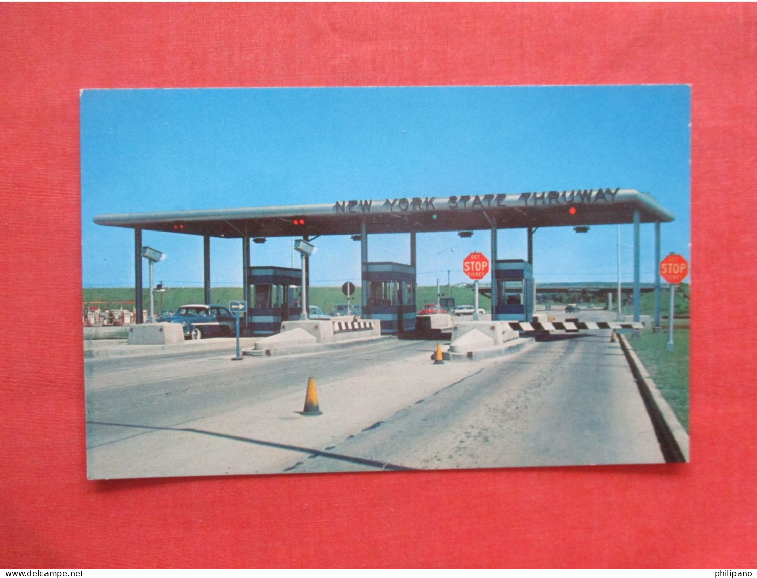 - New York  State Thruway.  Toll Gate At  Utica         Ref 6017 - Utica