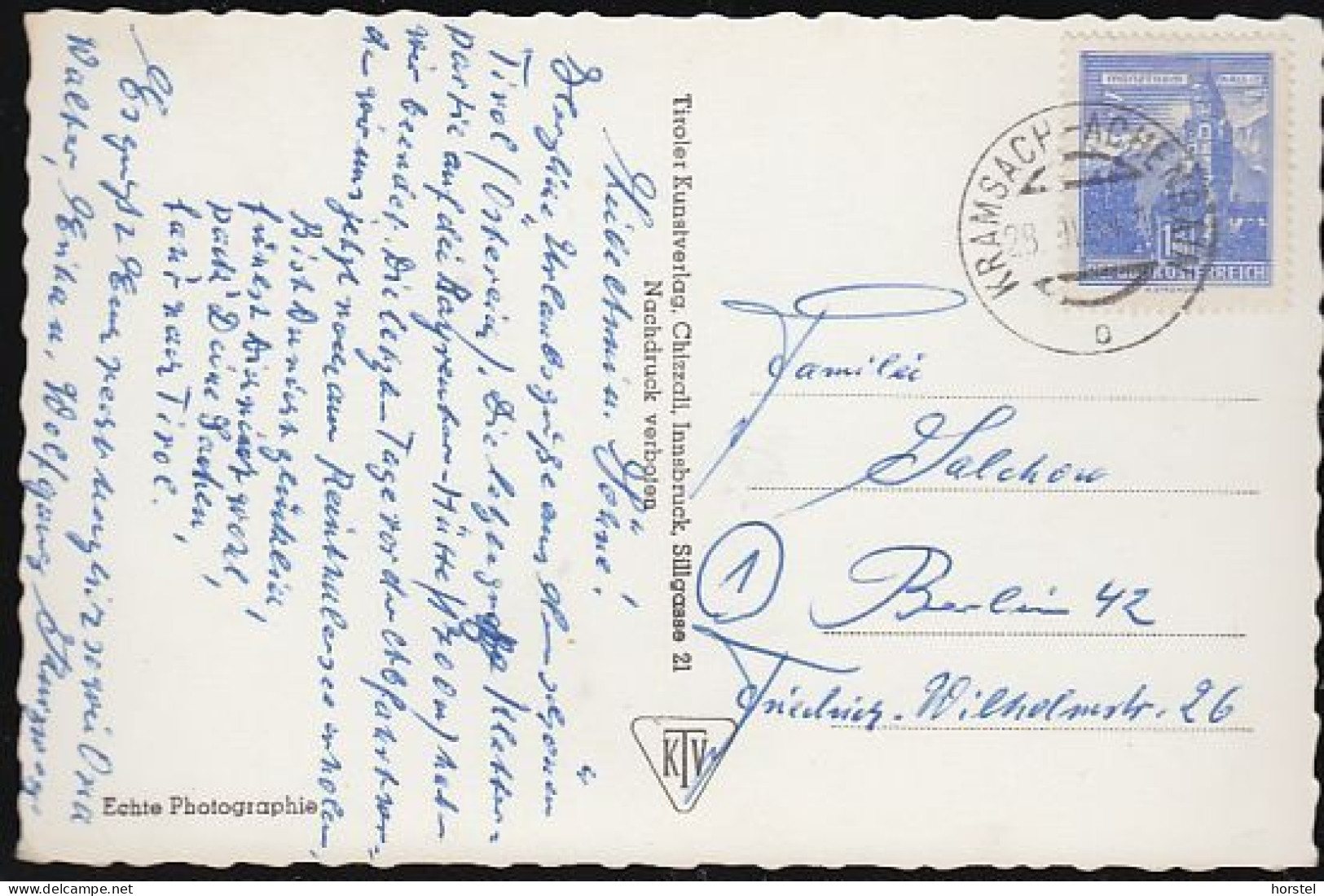 Austria - 6233 Kramsach - Bayreuter Hütte - Rofan Mit Sonnwendjoch - Nice Stamp - Brixlegg