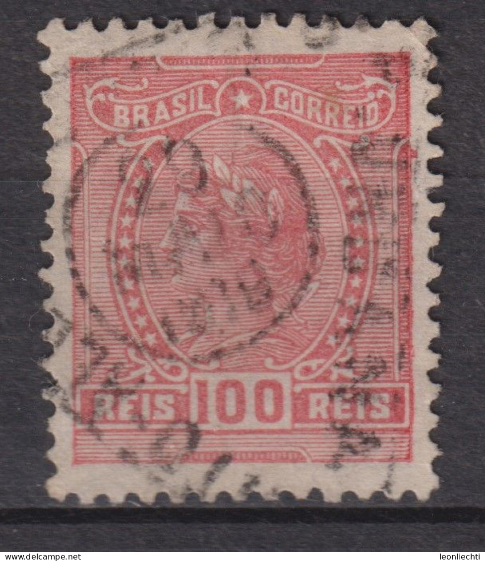 1918 Brasilien, Mi:BR 196, Sn:BR 204, Yt:BR 155(A),  Liberty Head, Allegory Of The Republic And Instructions - Usati