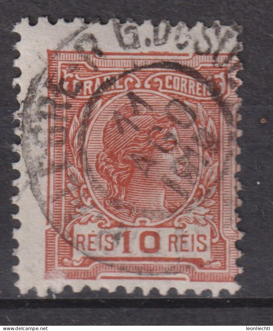 1918 Brasilien, Mi:BR 192, Sn:BR 200, Yt:BR 151(A),  Allegory Of The Republic And Instructions - Used Stamps