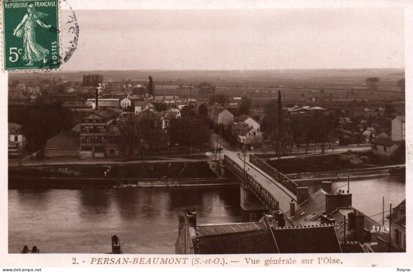 Persan Beaumont - Vue Générale Sur L'oise - Le Pont - Persan