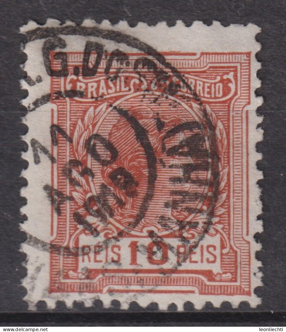 1918 Brasilien, Mi:BR 192, Sn:BR 200, Yt:BR 151(A),  Allegory Of The Republic And Instructions - Used Stamps