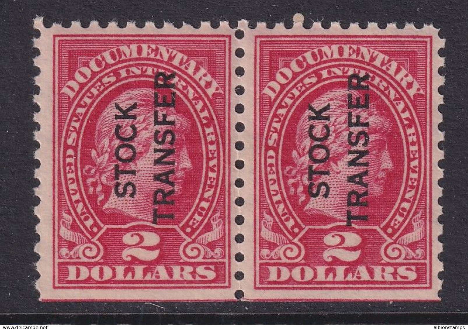 US, Scott RD31, MNH Pair - Fiscale Zegels