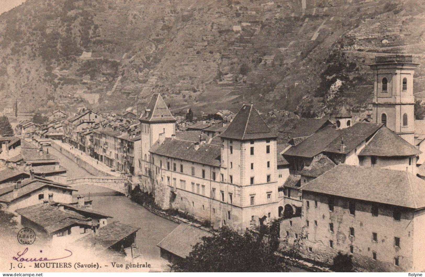 Moutiers - Vue Générale Sur Le Village - Moutiers