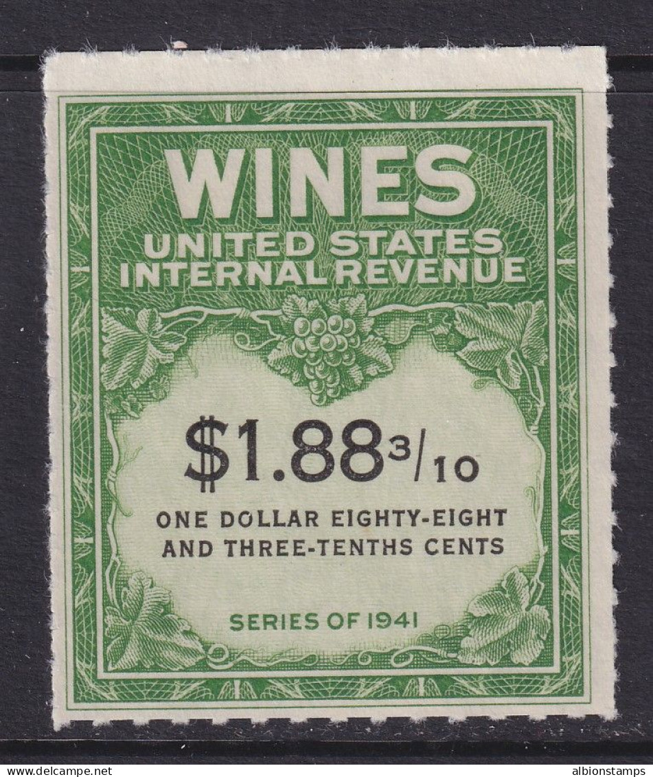 US, Scott RE197, NGAI (no Gum As Issued) - Fiscaux