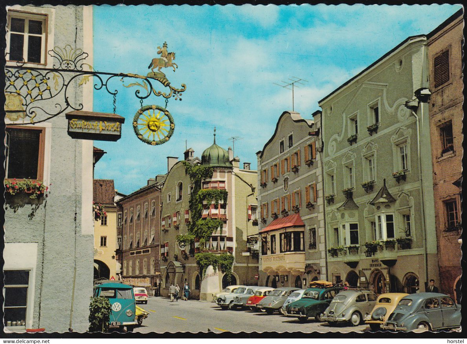 Austria - 6240 Rattenberg - Hauptstraße - Cars - VW Bus - VW Käfer - DKW - Renault Dauphine - Lloyd - Rattenberg