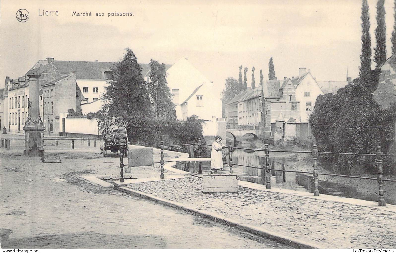 BELGIQUE - LIERRE - Marché Aux Poissons - Edit Nels - Carte Postale Ancienne - Lier