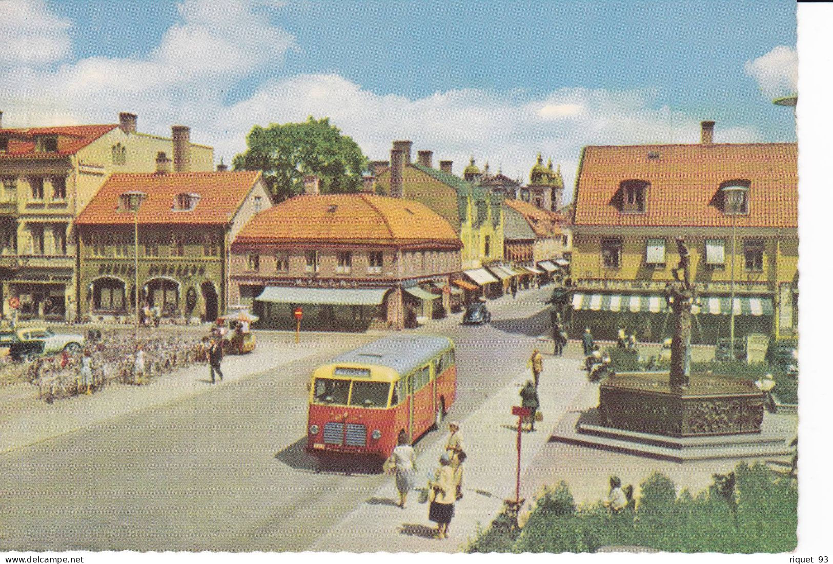 Kalmar - Larmtorget Med Vasabrunnen (Smaland) - Schweden