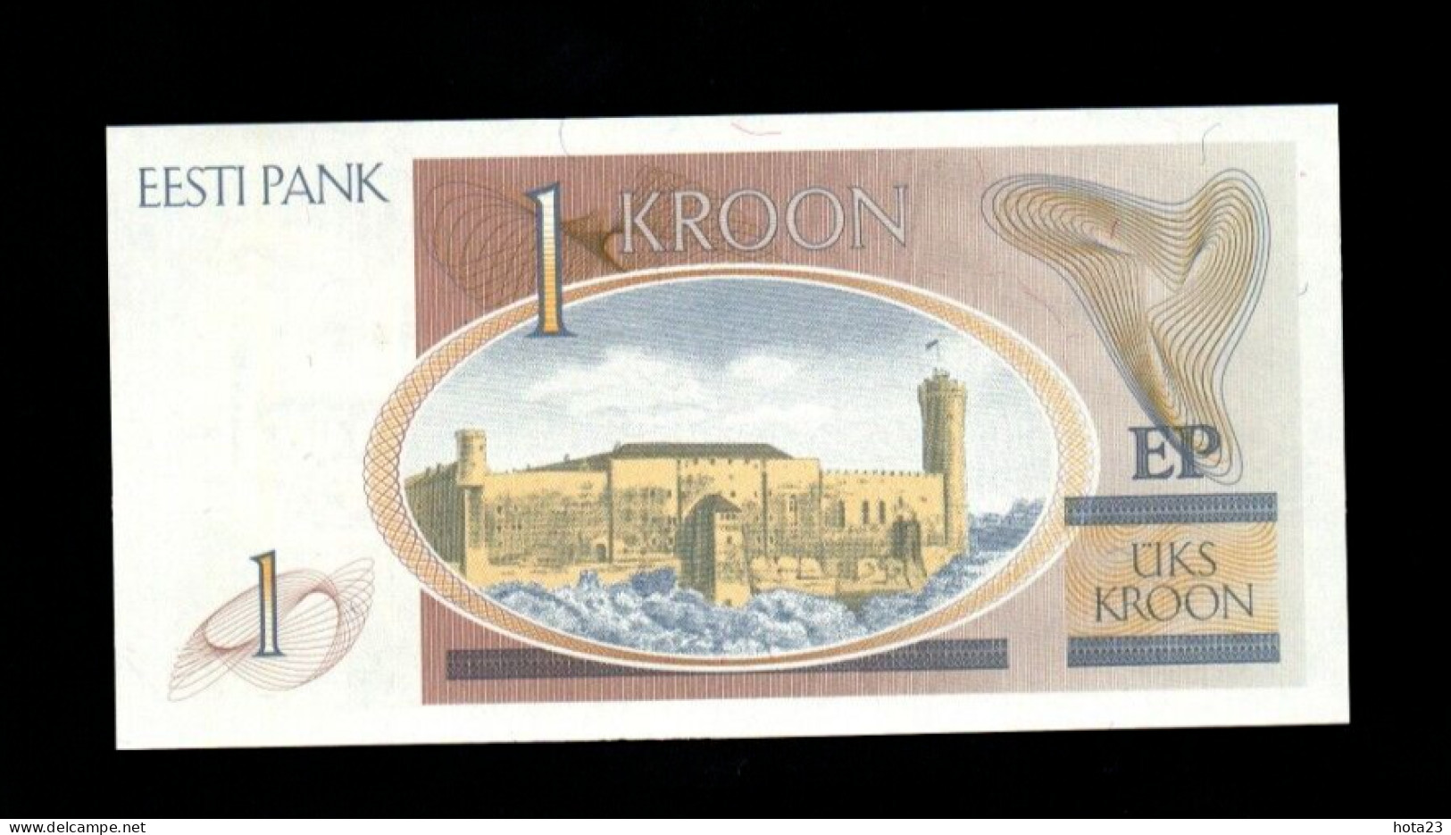 1 KROON UNC BANKNOTE FROM ESTONIA 1992 PICK-69 - Estonie