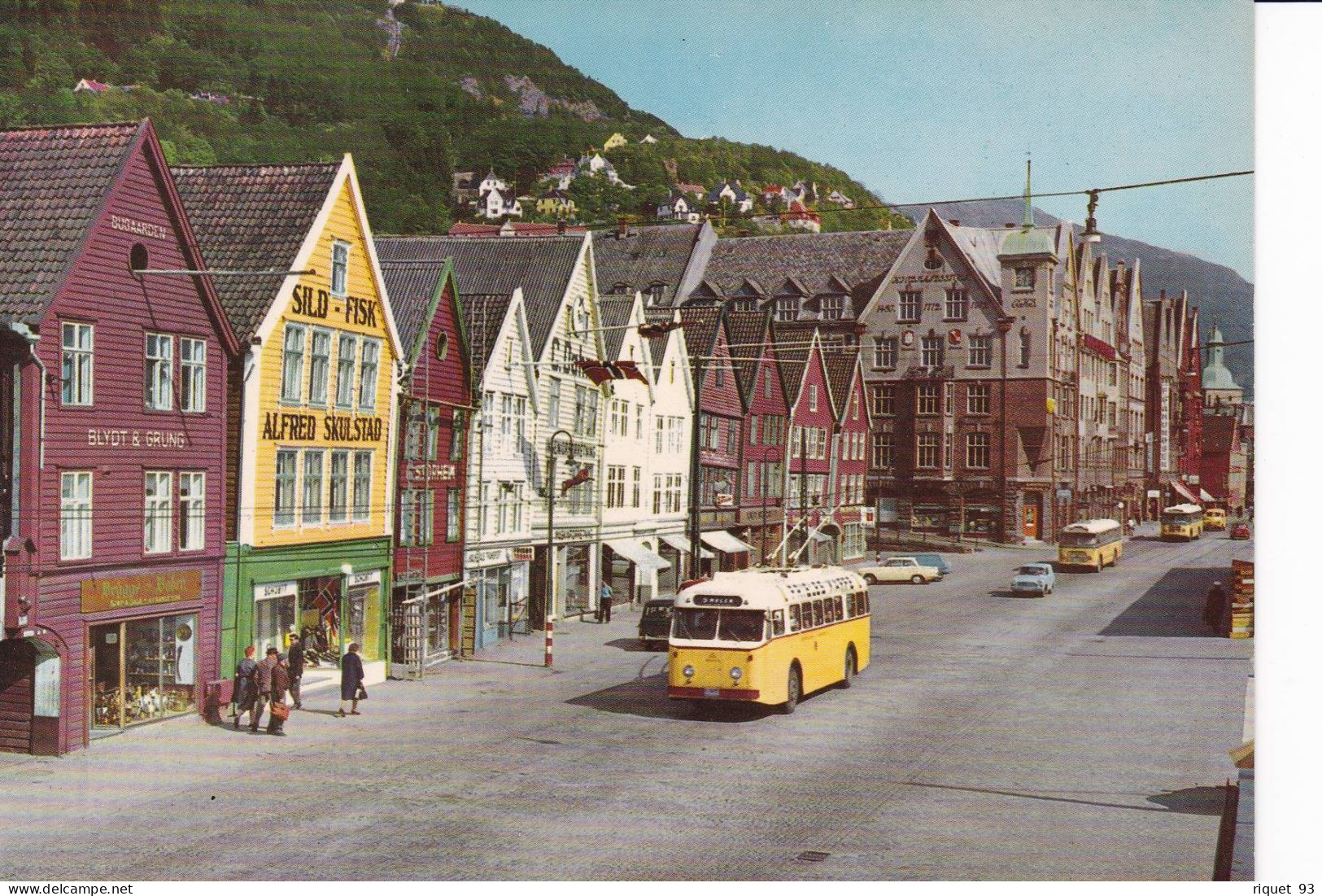 Norway - Bergen. Bryggen - Old Warehouses From The Hanseatic Days - Norway