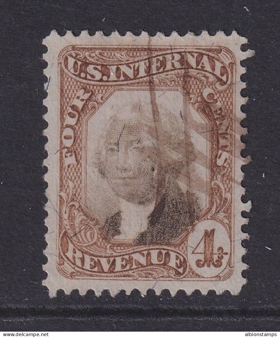 US, Scott R136, Used, Manuscript Cancel - Revenues