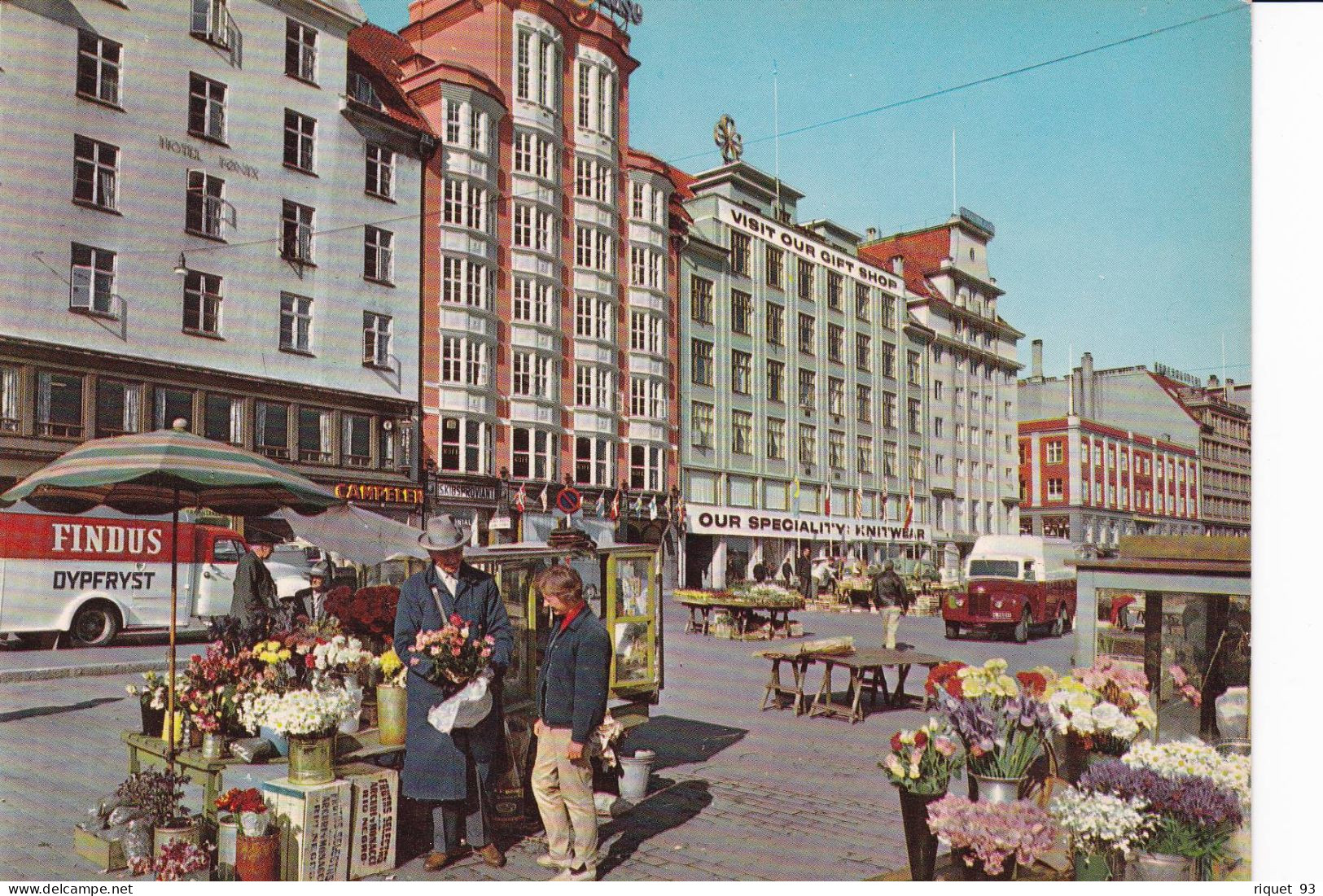 NORWAY - BERGEN - Parti Fra Blomstertorget. View Of The Flower Market - Norway