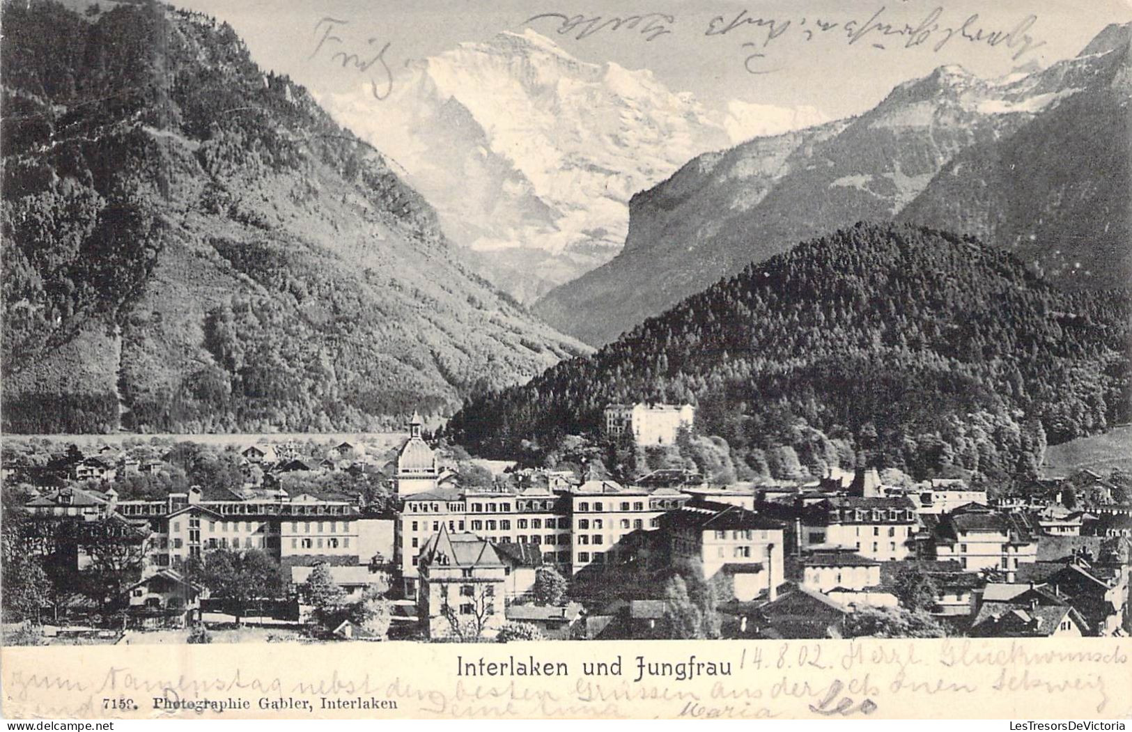 SUISSE - Interlaken Und Jungfrau - Carte Postale Ancienne - Interlaken