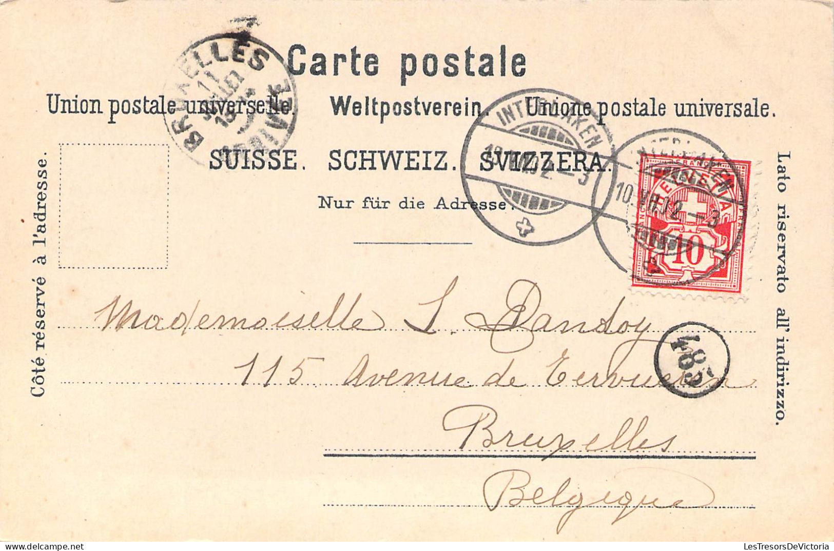 SUISSE - Interlaken Und Die Jungfrau - Carte Postale Ancienne - Interlaken