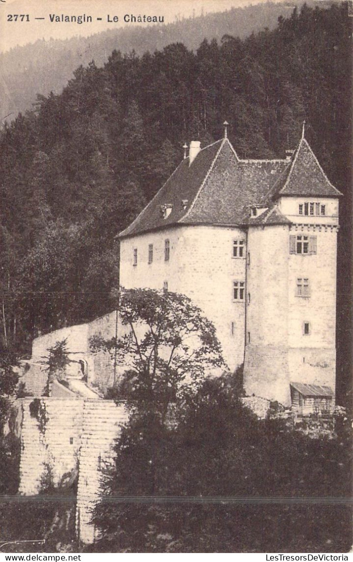 SUISSE - Valangin - Le Chateau - Carte Postale Ancienne - Valangin