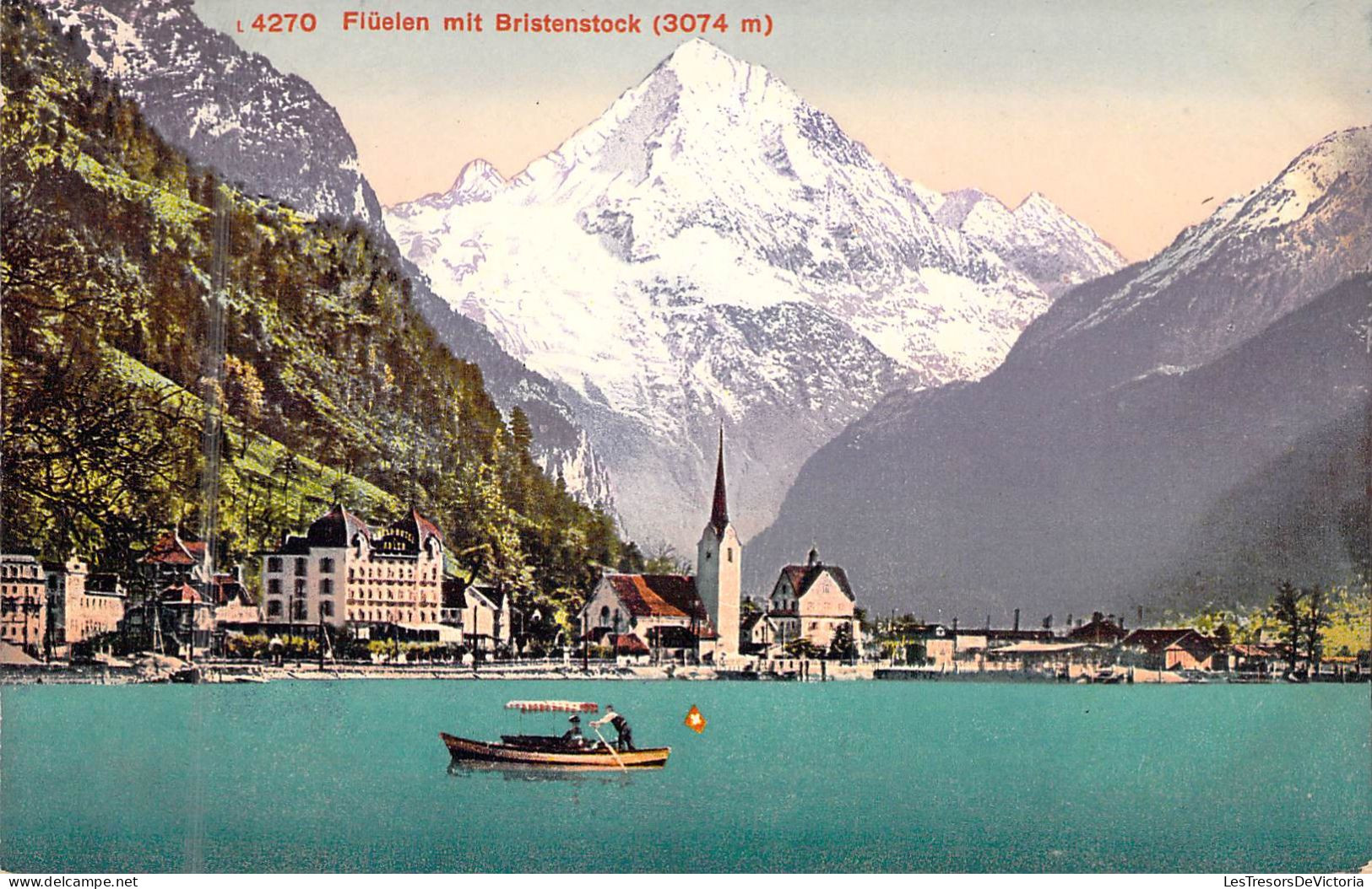 SUISSE - Fluelen Mit Bristenstock 3074M - Edition Photoglob - Carte Postale Ancienne - Flüelen