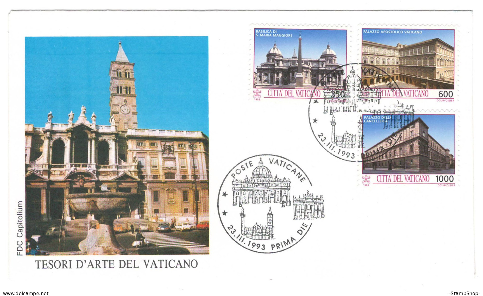 1993 Vatican - Memorials - FDC - BX2002 - Brieven En Documenten