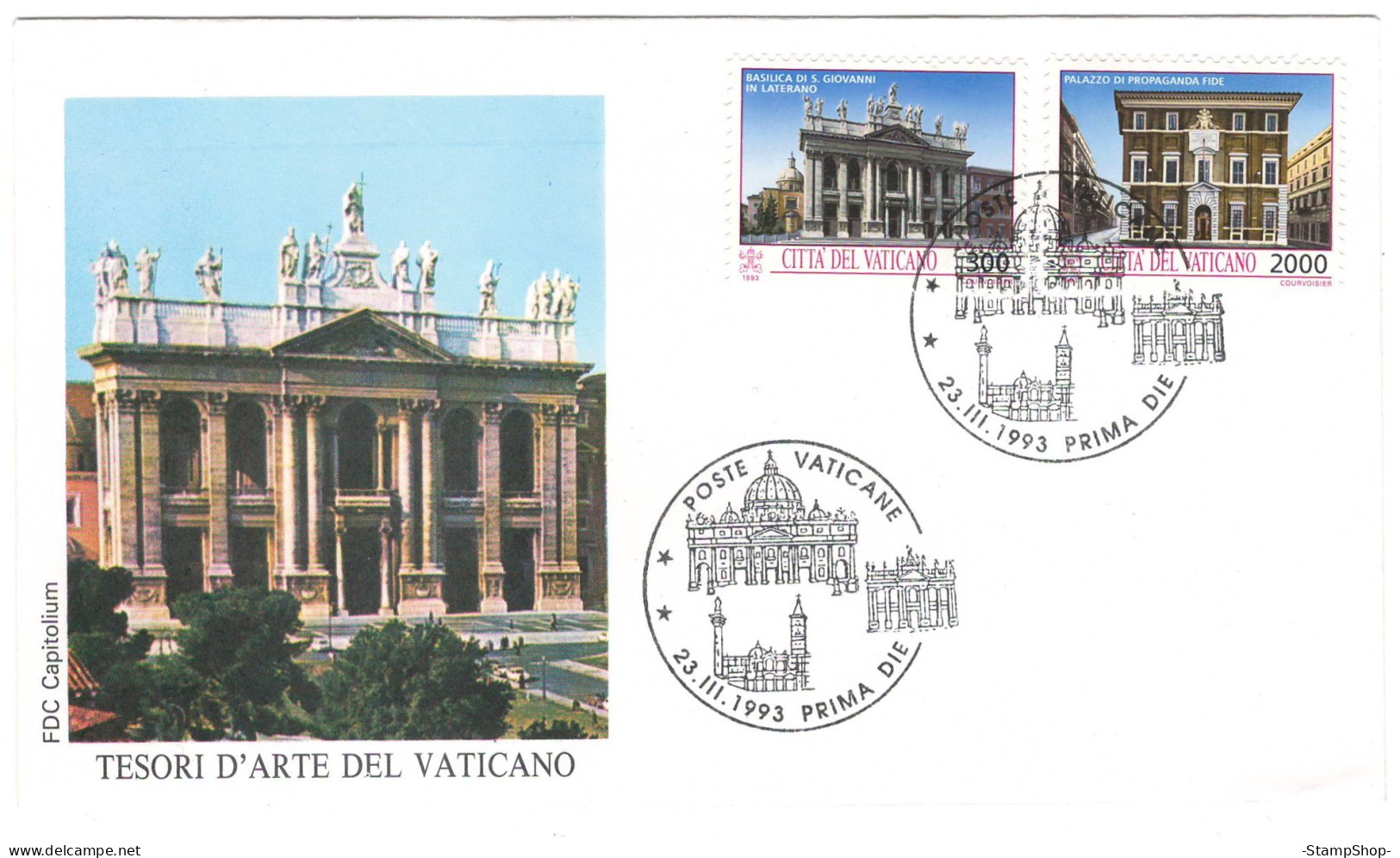 1993 Vatican - Memorials - FDC - BX2004 - Briefe U. Dokumente