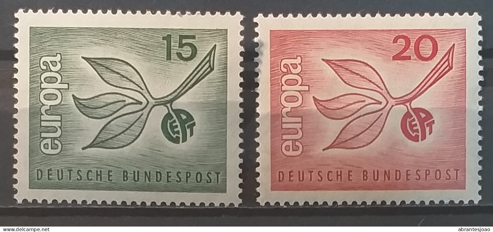 1965 - Germany - MNH - Stylized Sprout And Fruit - 2 Stamps - Ungebraucht