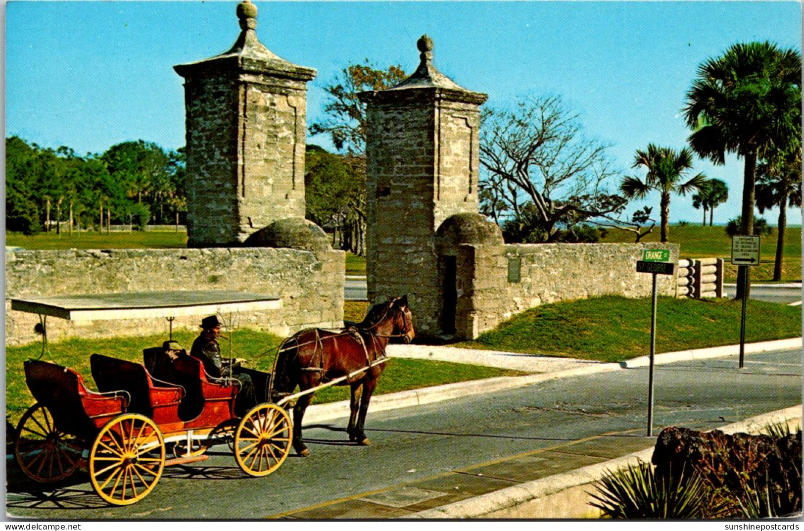 Florida St Augustine The Old City Gate - St Augustine