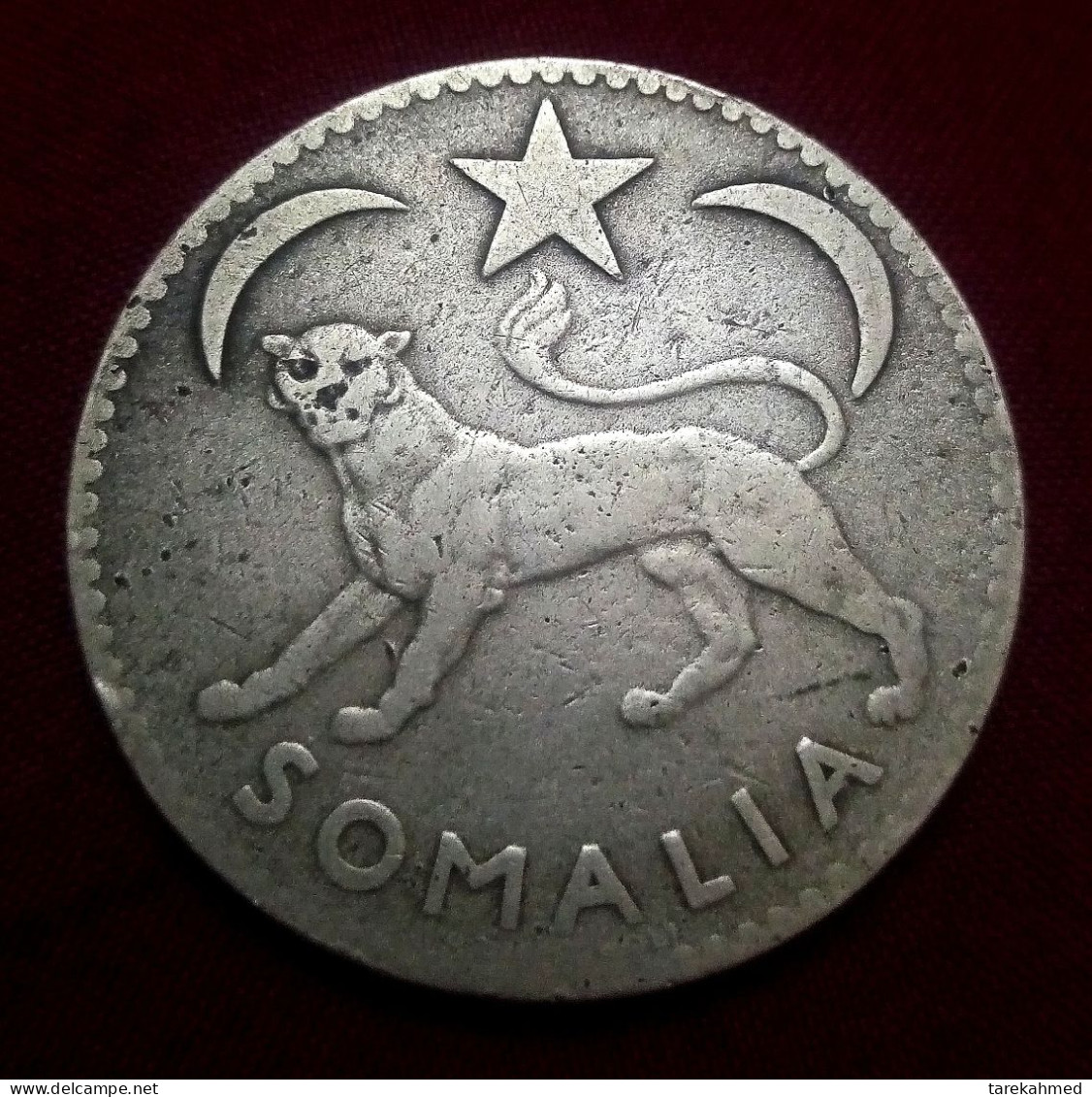 Somalia , 1 Somalo , 1950 . KM# 5 , Silver . Perfect . Gomaa - Somalië